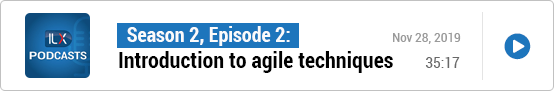 S2E2: An introduction to agile techniques