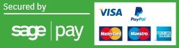 Pay by MasterCard, Visa or American Express