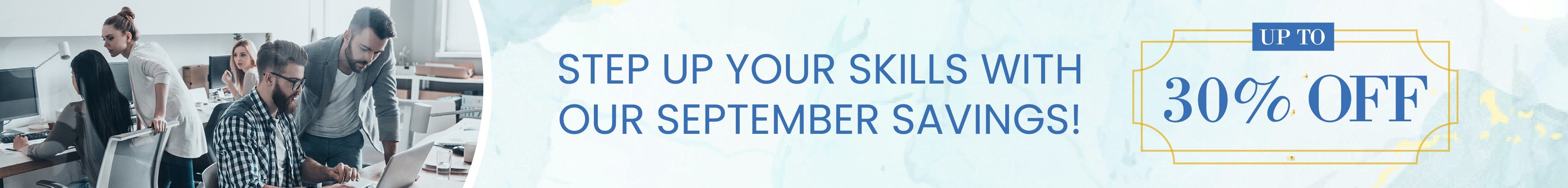 <p>UP TO 30% OFF E-LEARNING!</p>