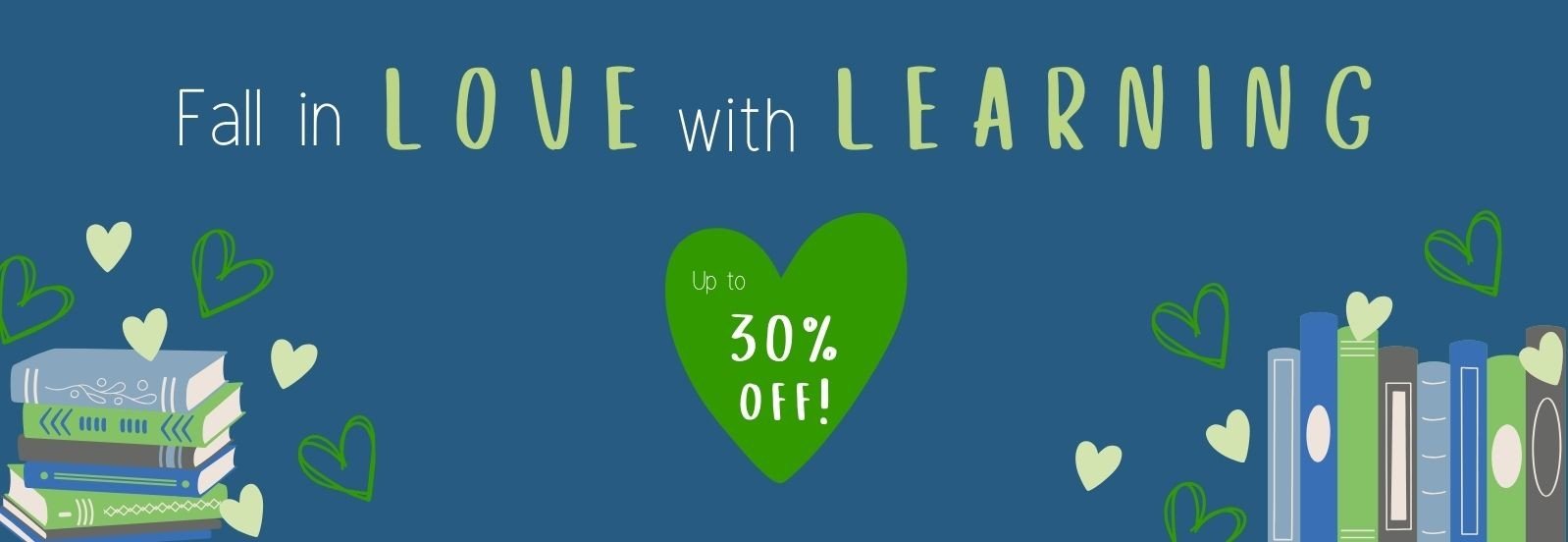 <p>Up to 30% off e-learning!</p>