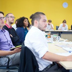 A class of project management delegates looking attentive - Thumbnail